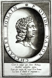 オウィディウス（プブリウスIvidius鼻）の肖像（43BC-17AD） 作： Jaspar de Isaac
